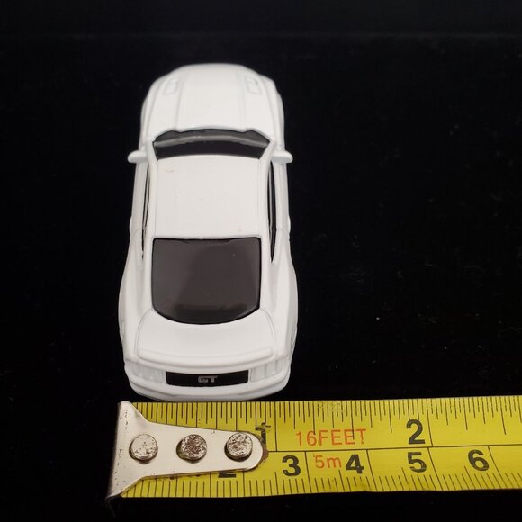 Maisto 2015 Ford Mustang GT Diecast Car White Jackson Hewitt Tax ServeLogo Promo - Picture 13 of 14